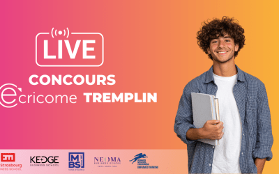 Le replay du Live ECRICOME TREMPLIN BAC+2 & BAC+3 est disponible