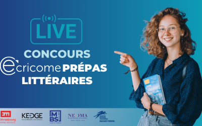 Le replay du Live ECRICOME Prépas Littéraires est disponible